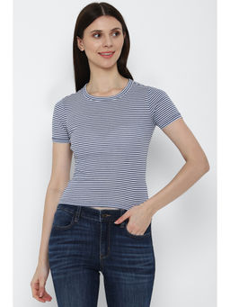 American Eagle - Women Blue Baby Tee