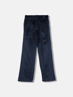 Blue Giraffe - Boys Blue Solid Regular Fit Trouser