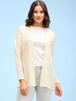 FableStreet - Livsoft Knitted Shrug - Off White