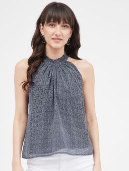 Kibo - Grey Polyester Top