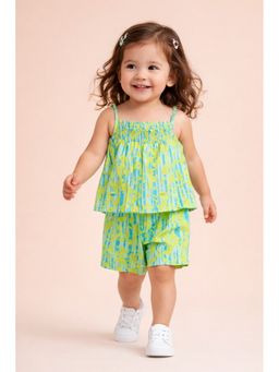 Stylo Bug - Girls Multicolor Printed Jumpsuit