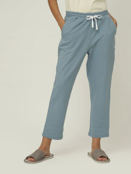 Saltpetre - Women Blue Comfortable Elasticated Waistband with Drawstrings Track Pant