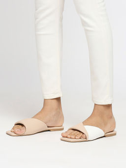 Twenty Dresses by Nykaa Fashion - Beige Style Statement Flats