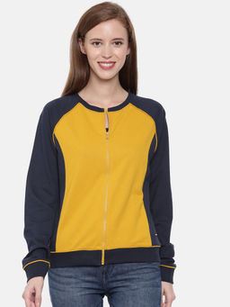 3PIN - Stylish Mustard & Navy Sweatshirt