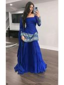 Blue color option, Currently selected