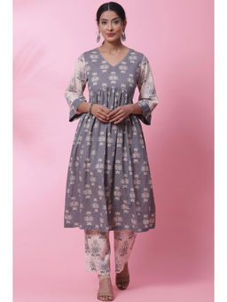 Biba - Grey Straight Suit (set Of 2)