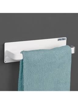 Plantex - Magnetic Tissue Paper Toilet Paper Roll Holder- (White)