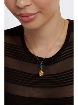 Ted Baker - Multi-Color Crystal Teardrop Pendant Necklace