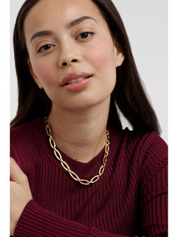 Ted Baker - Crystal Shimmer White Stone Studded Chain Necklace