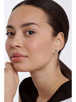 Ted Baker - Blue Crystal Gem Cluster Stud Earrings