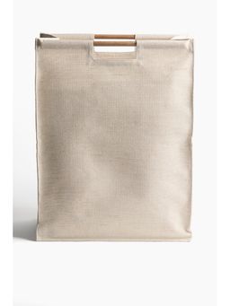 H&M - Beige Hanging Jute-Blend Laundry Bag