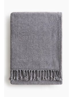 H&M - Grey Chenille Blanket