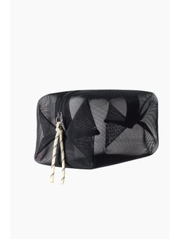 H&M - Black Mesh Makeup Bag