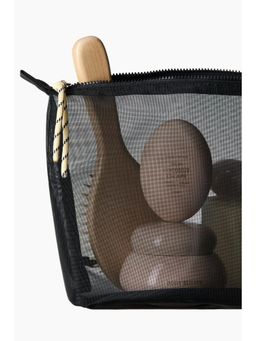 H&M - Black Mesh Wash Bag
