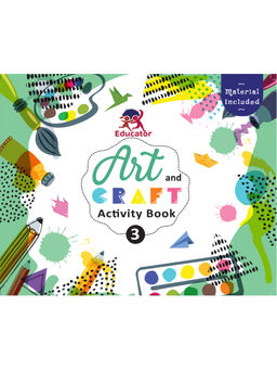 Pegasus - Art and Craft Activity Book 3 for 6-7 Year Old Kids with Free Craft Material