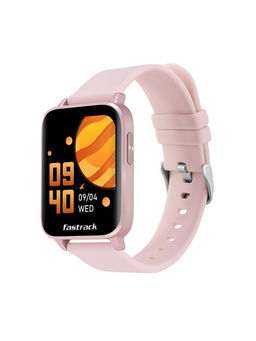 Fastrack - Reflex Curv Smart Watch With Silicone Pink Strap