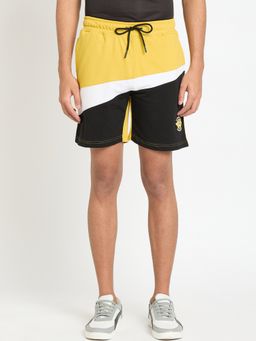 Club York - Mustard Color Block Shorts