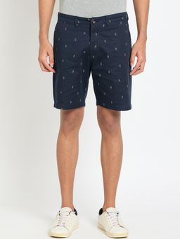 Club York - Indigo Printed Shorts