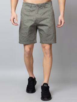 Club York - Green Printed Woven Shorts