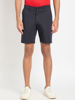Club York - Navy Solid Shorts