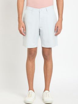 Club York - White Solid Shorts