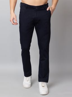Club York - Navy Solid Chinos