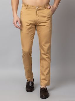 Club York - Khaki Solid Chinos