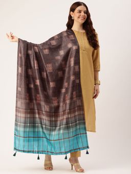 Sangam Prints - Multi Color Cotton Printed Traditional Tassel Dupatta