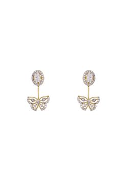 Sica Jewellery - 925 Silver Detachable Butterfly Earrings