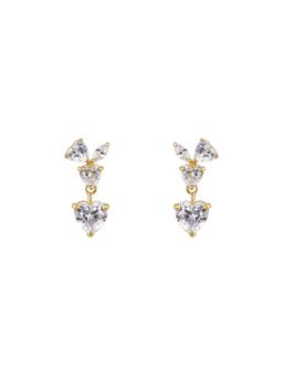 Sica Jewellery - 925 Silver Heart Danglers