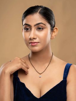 Sica Jewellery - 925 Silver Solitaire Mangalsutra