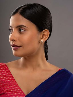 Sica Jewellery - 925 Silver Moissanite Polki Elara Earrings