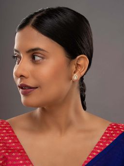 Sica Jewellery - 925 Silver Moissanite Polki Ziya Earrings