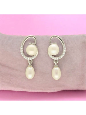 Sri Jagdamba Pearls Faneel Pearl Earrings