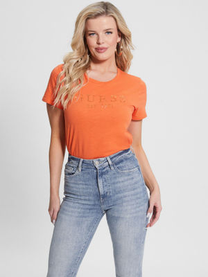 Black and orange guess shirt clearance