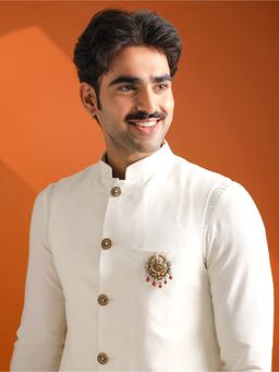 Cosa Nostraa - Sacred Trishul Emblem Brooch