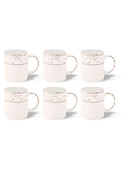 HITKARI POTTERIES - Porcelain 12206 Coffee Mug (Set of 6)