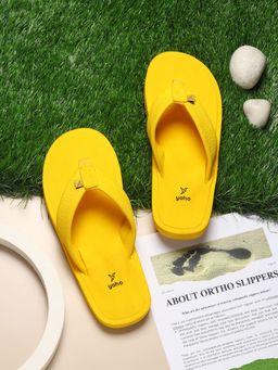 Yoho - Bubbles Men Ortho Slippers Soft & Comfortable Lightweight Orange