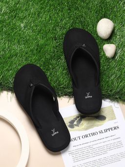 Yoho - Women Bubbles Ortho Slippers Soft & Comfortable Lightweight Black