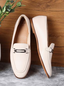 Yoho - Women Cream Bliss 001 Loafers