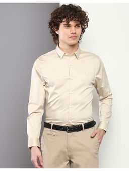 Calvin Klein - Mens Beige Color Shirt