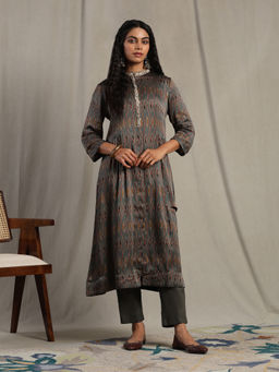 Garden VARELI - Women Printed Cotton Anarkali with Pant