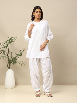 Garden VARELI - Women Printed Cotton Kurti with Dhoti