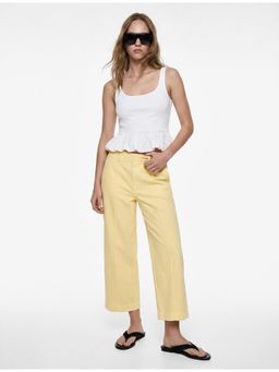 Koton - Yellow Straight Leg Jeans