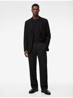 Koton - Mono Collar Blazer Jacket - Black