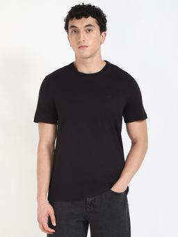 Calvin Klein - Ss Black Jacquard Collar T-Shirt
