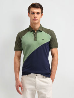 Arrow Sports - Multi-Color ColorBlock Regular Fit Polo T-Shirt