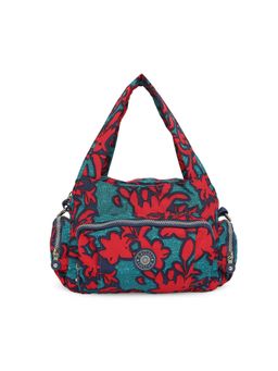 Baomi - CRINKLE Range Red & Green Color Soft Case Nylon Handbag