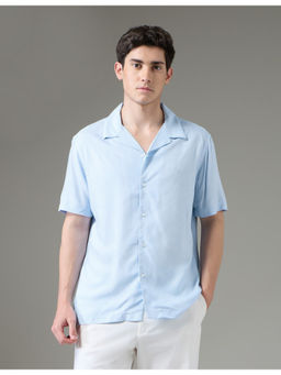 Arrow Newyork - Men Slim Fit Night Is Young Printed Shirt Blue