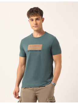 U.S. Polo Assn. Denim Co. - Men Brand Solid Muscle Fit T-Shirt Green